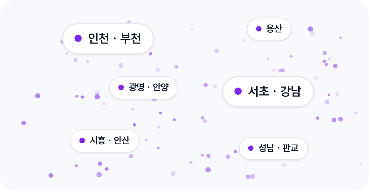전국 주요 지역 단지 분석